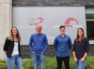 Das Team der AME GmbH vor dem ZfP in Dortmund