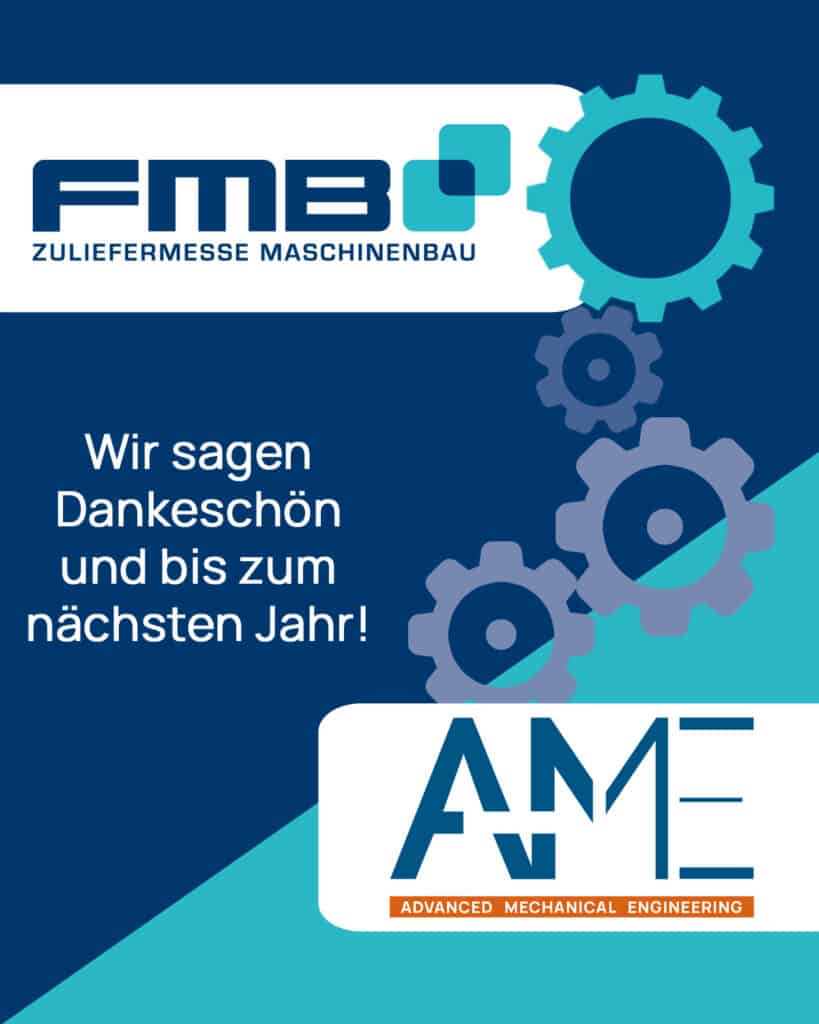 Erster Messeauftritt - Die AME GmbH sagt Dankeschön!